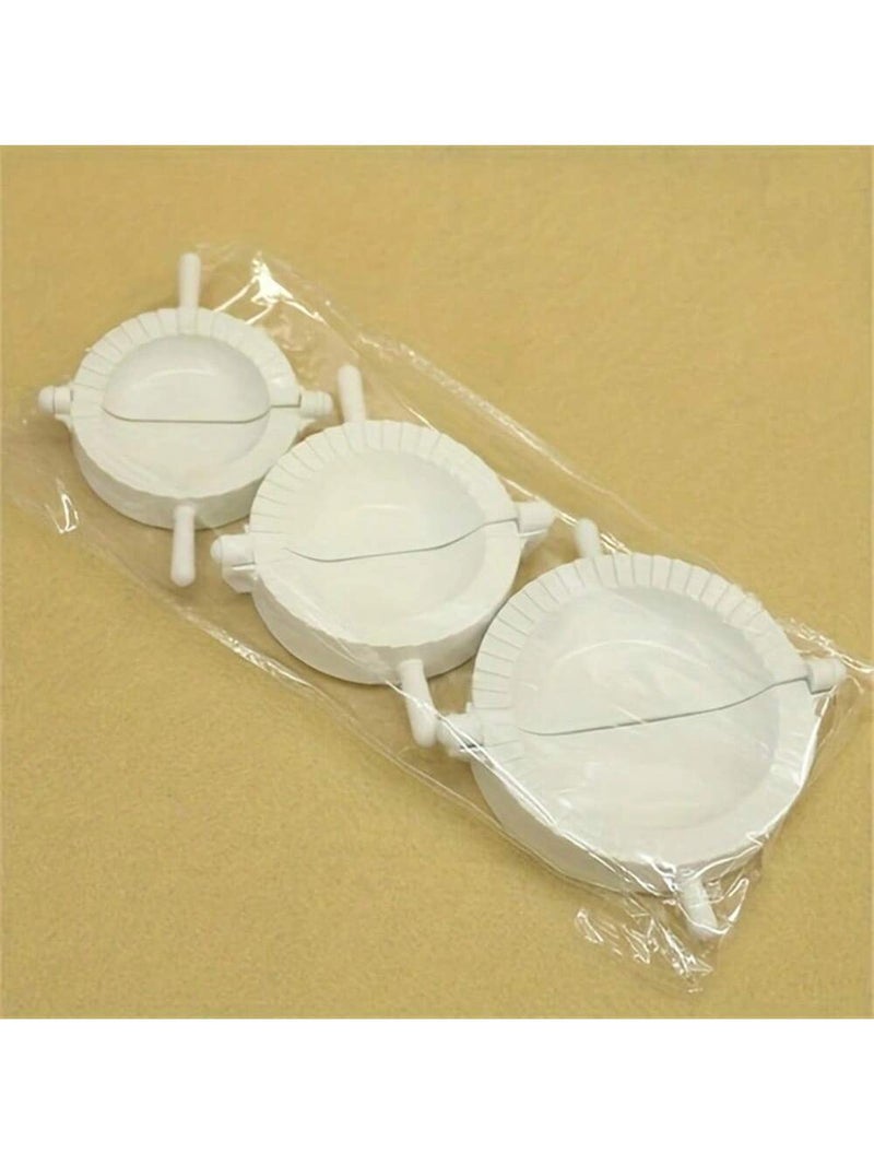 Manual Dumpling & Samosa Maker 3 pcs Set – Dough Press Molds with Crimped Sealing Edges - Image 5